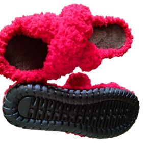 Criss-Cross Crochet Slides